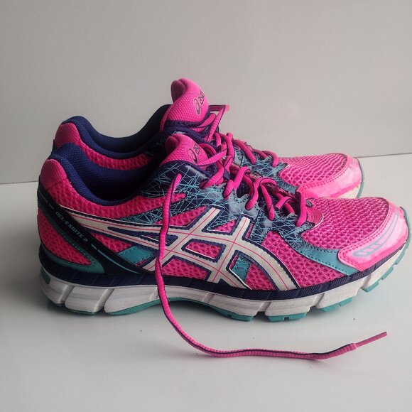 Asics GEL-Excite-2 Women’s Size 9  Pink Teal Running Athletic Shoe - Picture 1 of 8